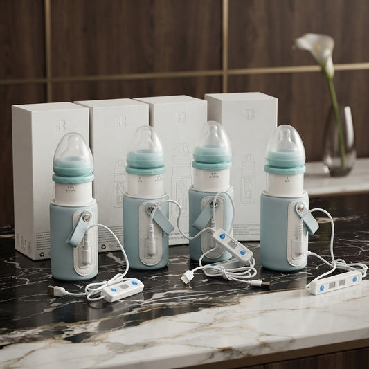 USB Portable Baby Bottle Warmer with Adjustable Temperature Display