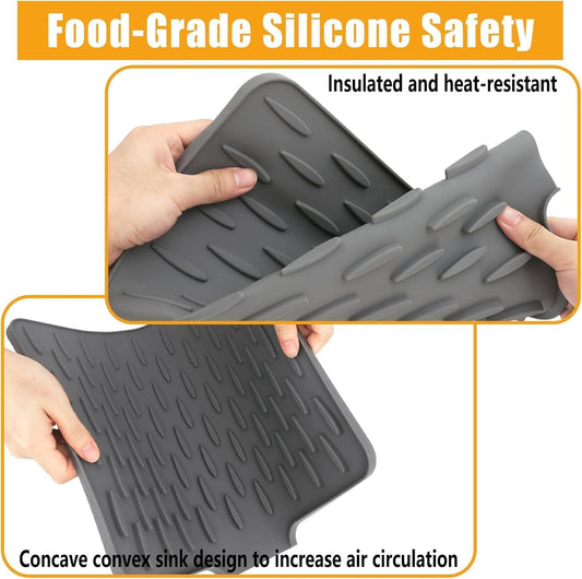 Premium Silicone Sink Mat – Heat-Resistant Non-Slip Dish Drying & Drainage Mat